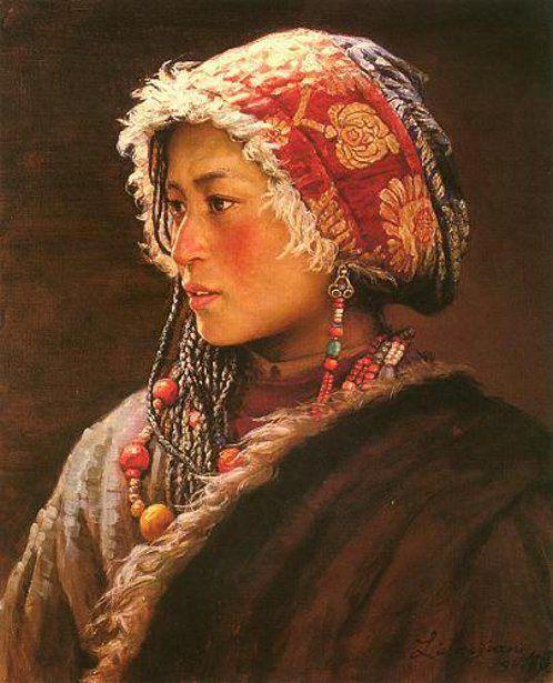 Femme Tibet-Li Zi Jian