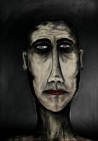 Homme triste-Peinture