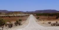 Piste blanche Namibie